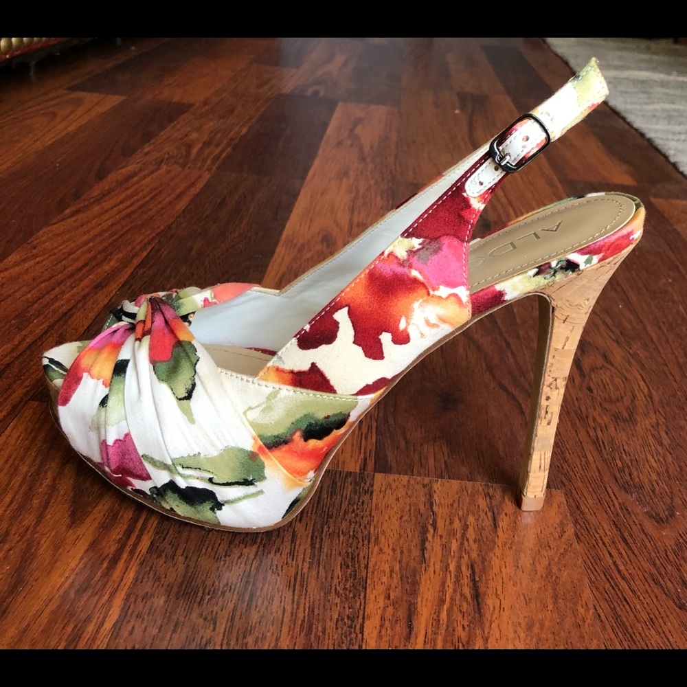 Aldo Floral Heels